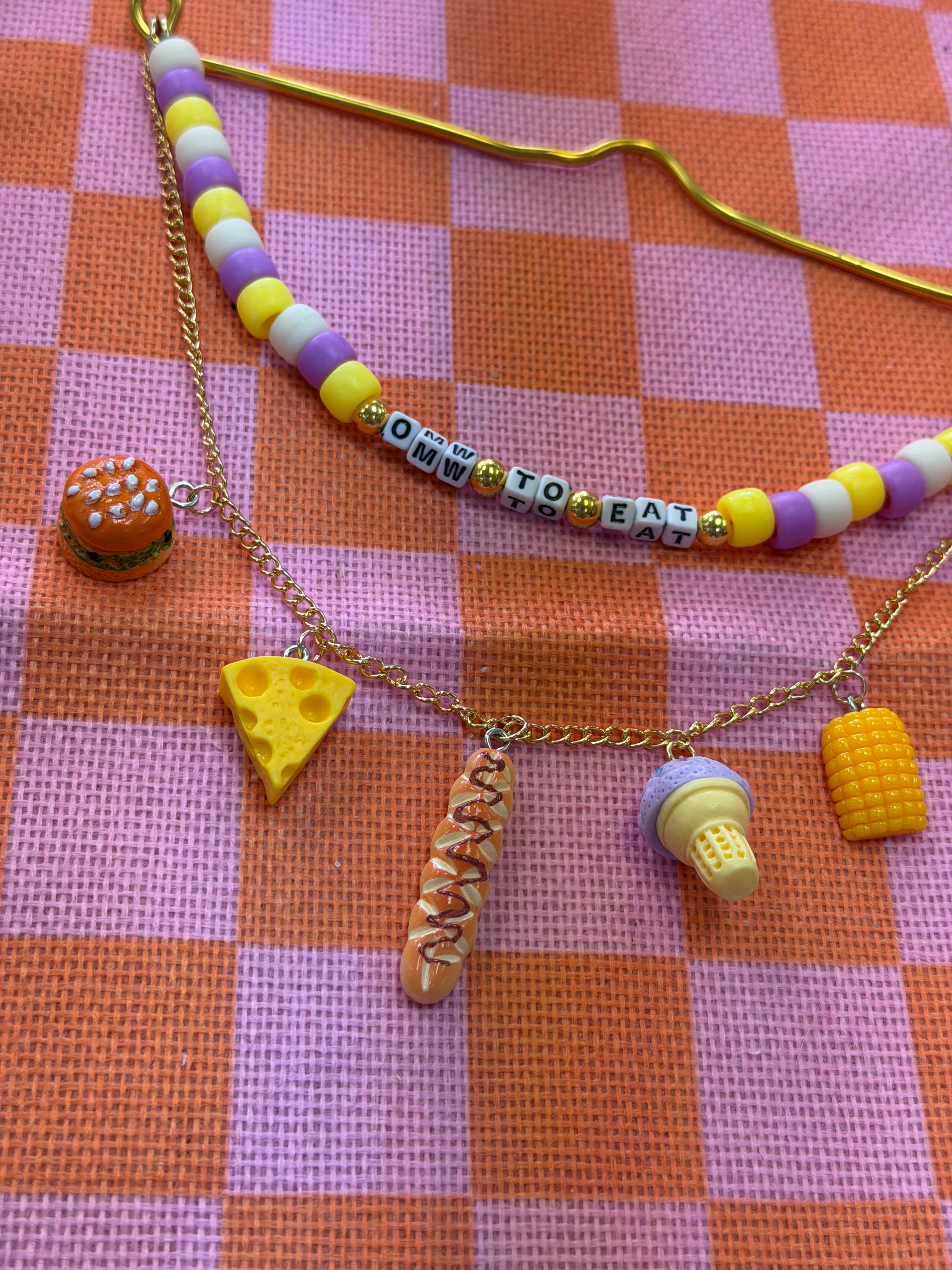 OMW To Eat Car Charm